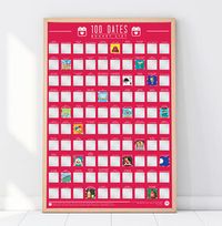 Tap to view 100 Dates Bucket List Scratch Poster