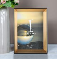 Tap to view Black & Gold Photo Frame - 5 x 7 in