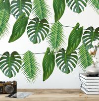 Tap to view Green Tropical Leaf Garland
