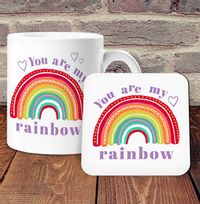 Tap to view You're My Rainbow Mug & Coaster Set