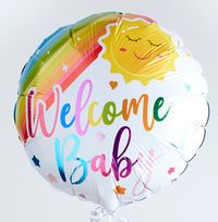 Tap to view Welcome Baby Rainbow Balloon