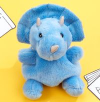 Tap to view Palm Pals Triceratops Soft Toy