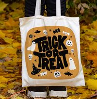 Tap to view Trick or Treat Halloween Tote Bag