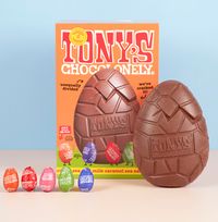 Tap to view Tony's Chocolonely Caramel Sea Salt Easter Egg