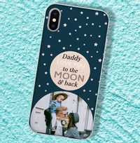 Tap to view Daddy Love you to the Moon and Back iPhone Case