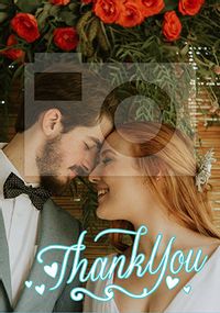 Tap to view Wedding Thank You  Postcard Full Photo Upload