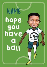 Tap to view Hope You Have a Ball Photo Birthday Card