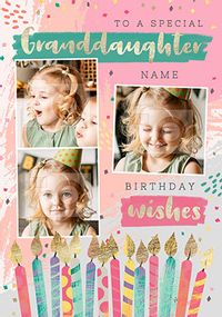 Tap to view Special Granddaughter Photo Birthday Card