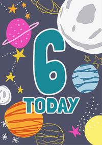 Tap to view 6TH Birthday Planets Card