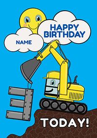 Tap to view Digger 3 Today Birthday Card
