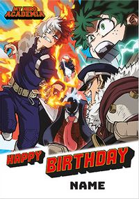 Tap to view My Hero Academia - Personalised Birthday Card