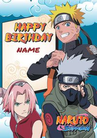 Tap to view Naruto - Personalised Birthday Card