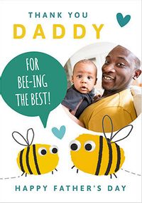 Tap to view Daddy Bee Father's Day Photo Card