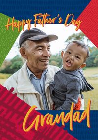 Tap to view Design Photo Grandad Father's Day Card