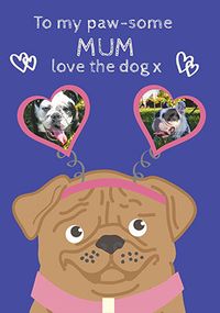 Tap to view Paw-some Mum From The Dog Mothers Day Card