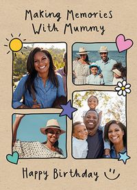 Tap to view Memories with Mummy Birthday Photo Card