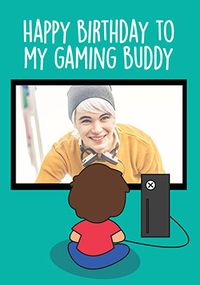 Tap to view Gaming Buddy Birthday Card