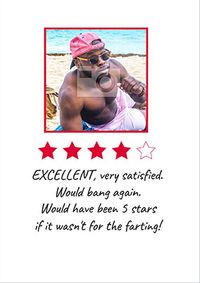 Tap to view 5 Star Review Boyfriend Card