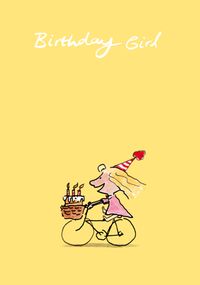 Tap to view Bike Birthday Girl Card