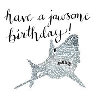Tap to view Jawsome Birthday Card