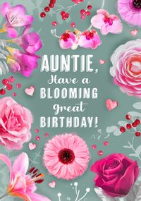 Tap to view Auntie Blooming Great Birthday Card