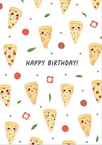 Tap to view Pizza Party Birthday Card