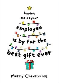 Tap to view From Your Employee Christmas Card