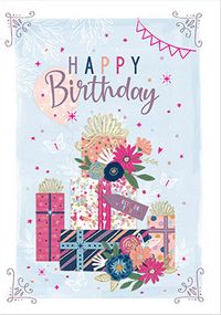 Tap to view Birthday Presents Pretty Card