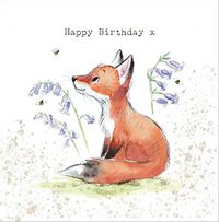 Tap to view Happy Birthday Cute Fox Card