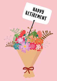 Tap to view Bouquet Retirement Card