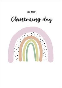 Tap to view Christening Day Rainbow Card