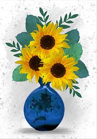Tap to view Sunflower Vase Card