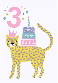 Tap to view Princess Leopard 3rd Birthday Card