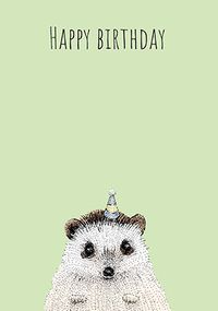 Tap to view Hedgehog Birthday Card