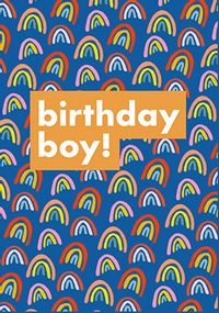 Tap to view Birthday Boy Rainbows Card