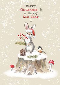 Tap to view Merry Christmas Cute Illustrated Card