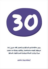 Tap to view 30th Birthday Milestone Funny Card