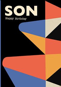Tap to view Son Modern Birthday Card