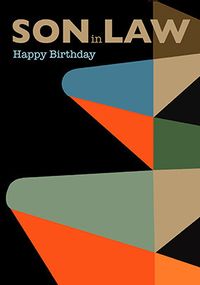 Tap to view Son-in-Law Modern Birthday Card