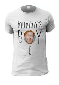 Tap to view Mummy's Boy Funny  Photo Upload Personalised T-Shirt