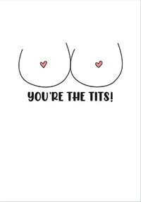 Tap to view You're The Tits Congratulations Card