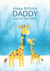 Tap to view Giraffe Daddy Birthday Card