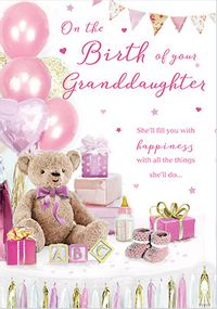 Tap to view Birth Of Your Granddaughter Card