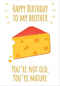 Tap to view Cheese Brother Birthday Card
