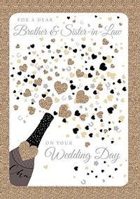 Tap to view Brother and Sister-In-Law Wedding Day Card