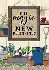 Tap to view New Beginnings Blue Retirement Card