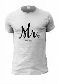 Tap to view Mr Personalised Heart T-Shirt