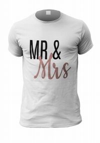 Tap to view Mr & Mrs Personalised T-Shirt