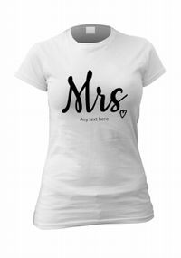 Tap to view Mrs Personalised T-Shirt