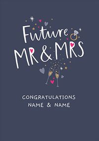 Tap to view Future Mr and Mrs Personalised Wedding Card